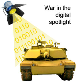 War in the digital spotlight